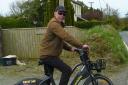 Lloyd James was saddled with a £57 bill and a bike that locked itself when he hired a PCC e-bike.