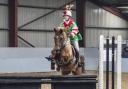 Show jumpers from across the region took part, with some getting in the festive spirit