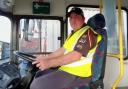 Andrew has landed a role as a bus driver thanks to the CFW+ scheme