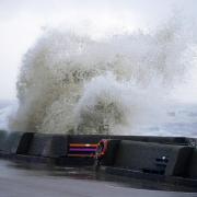 Dramatic scenes are expected along the coast today as Storm Eunice arrives.
