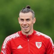 Gareth Bale during Wales training