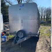 A trailer which had been stolen was recovered at a farm in the Ciliau Aeron area.