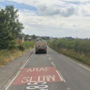 Two drivers caught speeding on the A485 at Llanllwni have appeared in court.