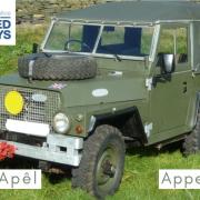 The Land Rover is similar to the one pictured