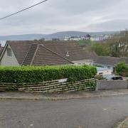 The bungalow is situated on Cae Dolwen