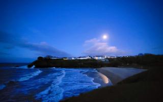Aberporth by moonlight