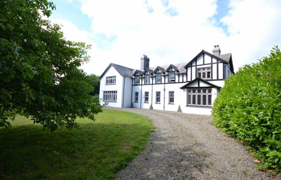 Cilbronnau Mansion, Llangoedmor, is on the market at £649,950 
