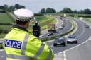 A Mercedes driver was caught doing more than 100mph.