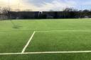The 3G pitch at Cardigan.