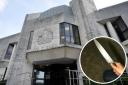 A man was sentenced at Swansea Crown Court for having a knife in public.