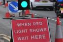 Temporary traffic lights at Penblewin are likely to be in place at least until the end of Wednesday, June 14.