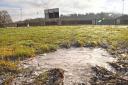 A frozen pitch left Newcastle Emlyn and Crymych RFC fans waiting until later in the season for their derby match