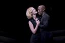 Rosy McEwan and Giles Terera as Desdemona and Othello in National Theatre Live's Othello. Picture: Myah Jeffers