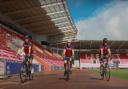Setting off from Parc y Scarlets on August 9, the team will be cycling a gruelling 350 miles, taking in all the region's clubs.