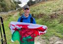 Will Renwick from Llancarfan completed the 500 mile challenge in three weeks, whilst carrying all his camping equipment and supplies on his back. Pic: @WillWalksWales/Twitter