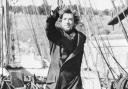 ACTOR: Gregory Peck as Captain Ahab in Moby Dick during filming in Fishguard. Picture: Peter Morgan and Janet Owens via Our Pembrokeshire Memories