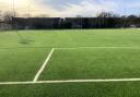 The 3G pitch at Cardigan.