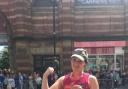 Erin Lewis after completing the Manchester Half Marathon