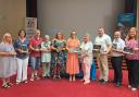 Some of the award winners at the Cynnal y Cardi awards. Picture: Ceredigion County Council