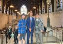 Aled Lewis and Ifan Meredith spent the afternoon at Westminster with Ben Lake.