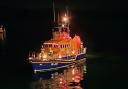 The lifeboat was launched at night after an alarm was raised about an unmanned small boat.