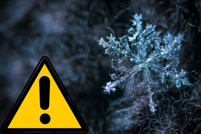 The Met Office weather warning covers Ceredigion and much of Wales