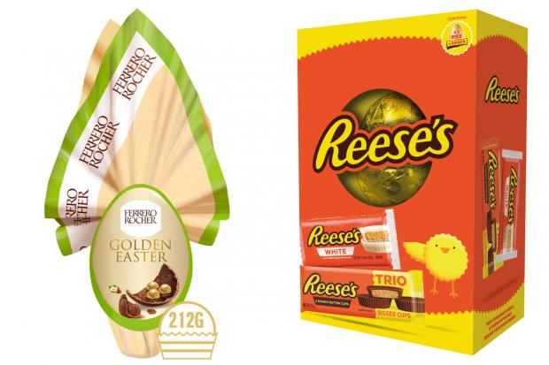 Tivyside Advertiser: Ferrero Rocher & Reese's eggs (Tesco)
