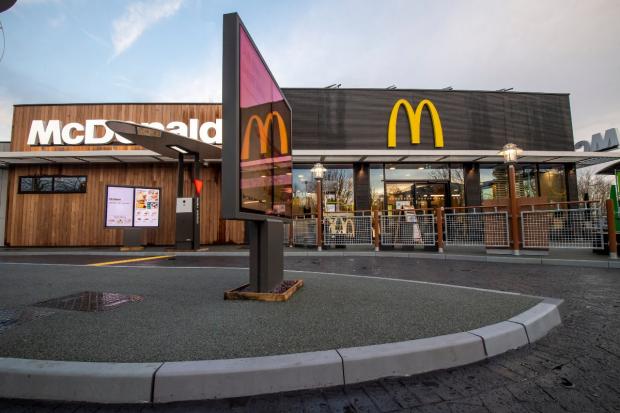 Tivyside Advertiser: A McDonald's restaurant (PA)