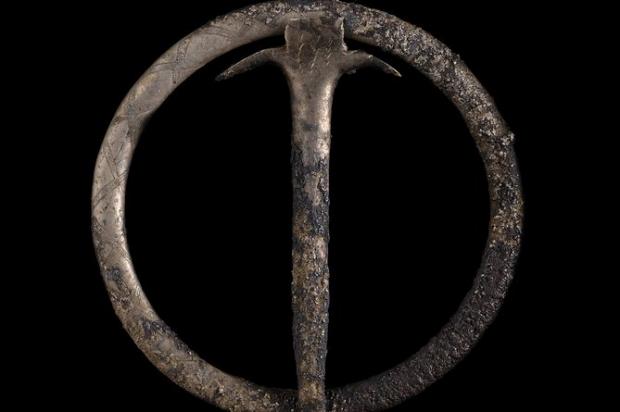 Tivyside Advertiser: The medieval brooch was found near Cilgerran. Picture: National Museum of Wales