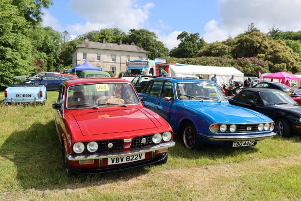 Tivyside Advertiser: There were all manner of cars on display