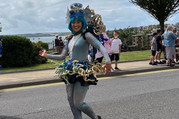 One of the undersea creatures that made Milford's carnival a day to remember