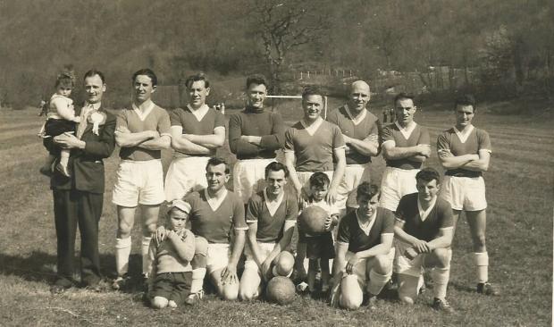 Tivyside Advertiser: Cardigan Football Club in the late 1950s