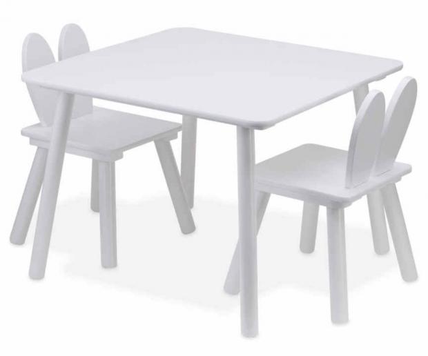 Tivyside Advertiser: Kids’ Wooden Table and Chairs Set (Aldi)