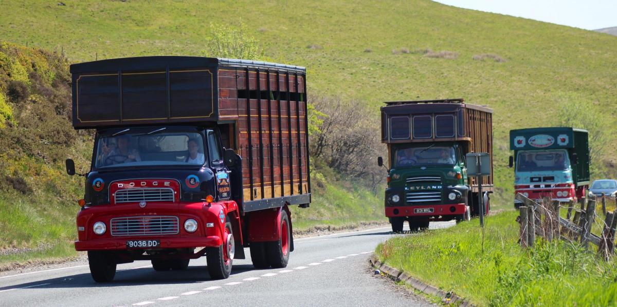 Lorry convoy takes in beauty of region on Heart of Wales Run