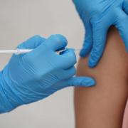 All 16 and 17-year-olds can now have their Covid-19 vaccine at a mass vaccination centre in Hywel Dda  Picture: PA