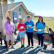 Cardigan Golf Club's juniors played on Bank Holiday Saturday in glorious conditions for the Captain’s Cup, generously sponsored by the club captain Warren Jenkins.