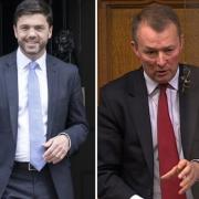 Pembrokeshire's Conservative MPs Stephen Crabb and Simon Hart.