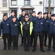 Cardigan Volunteer Police Cadets joined together to take part in Cardigan Remembrance Sunday Parade.