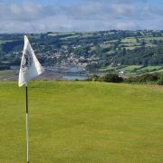 Testing winds for final Winter Open competition at Cardigan Golf Club