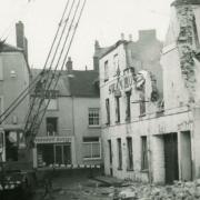 Swan Hotel being demolished in 1968. Picture: Samantha Dalton via Our Pembrokeshire Memories