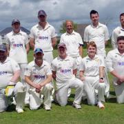 The Llechryd first XI who enjoyed a six-wicket win over Hook.