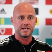 Wales manager Robert Page during a press conference