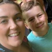 Kelly, son Noah, and mother Mandy who have been given short shrift by EasyJet