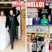 Chewton Glen wedding Strictly stars in Hello! Magazine. Picture from Hello!
