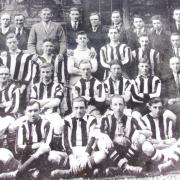 Cardigan FC back in the 1930s.