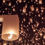 The union say sky lanterns have been banned on all public land by all local authorities across Wales.
