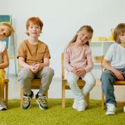 Stock image of children. Children from west Wales have been involved in making a video for National Safeguarding Week