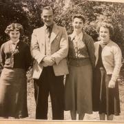 W R Evans is pictured with fellow teachers in the 1950s.