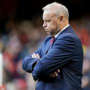 Wales head coach Wayne Pivac watches his side lose to Georgia