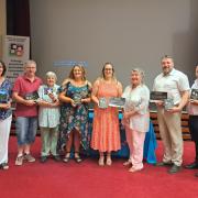 Some of the award winners at the Cynnal y Cardi awards. Picture: Ceredigion County Council